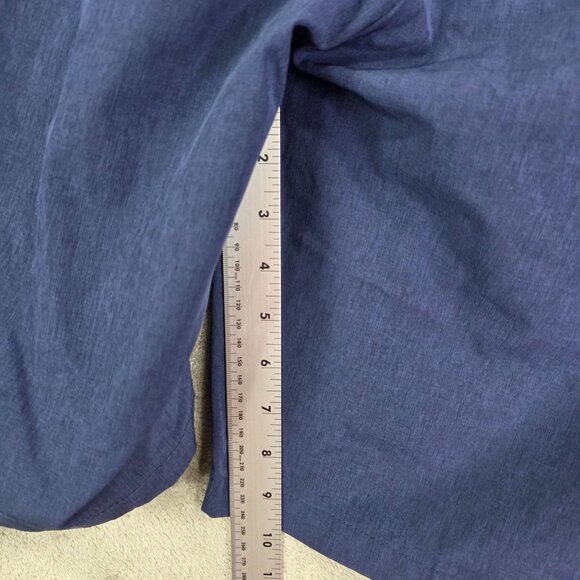Mens IZOD Advantage Performance Blue Golf Shorts Polyester 9.5" Inseam Size 38 - Picture 8 of 10